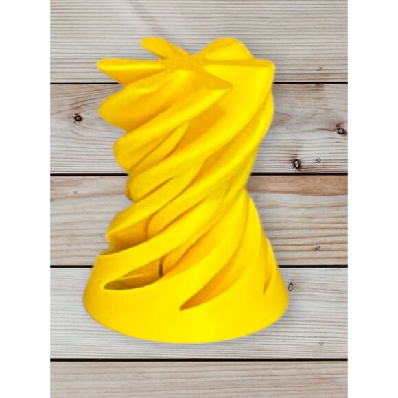 Pass Through Fidget Cone - 2-1/2" x 2" - Yellow #3010-10 - Picture 2 of 3